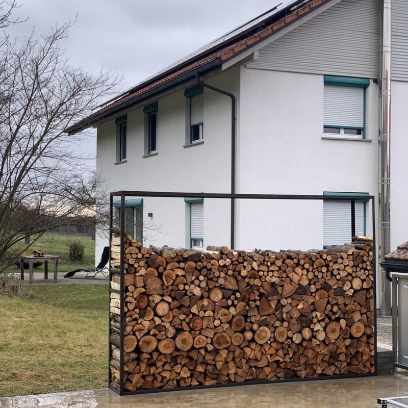 Holz-Sichtschutzwand