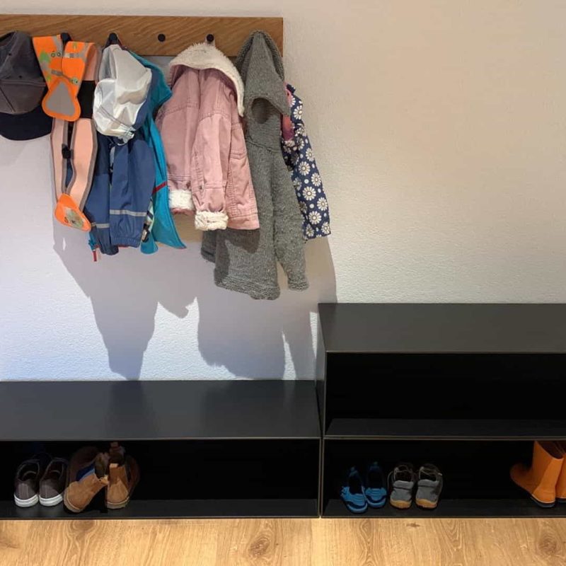 Schuhschrank aus 5mm Stahl